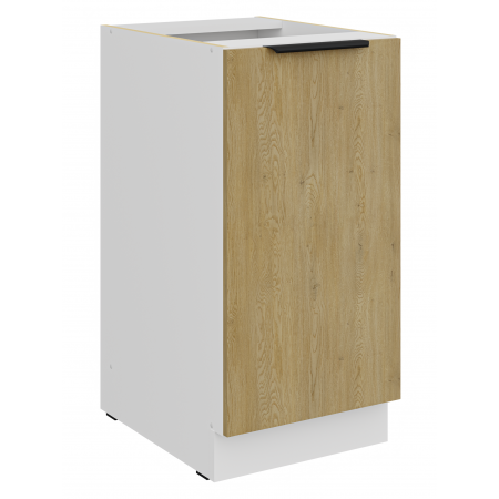 Szafka dolna 40 cm CREMA dąb cremona / biały mat 40 D 1F BB